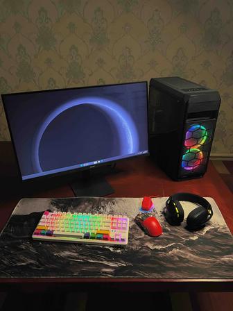 Мощный ПК с полным комплектом. Игровой компьютер. Комплект ПК