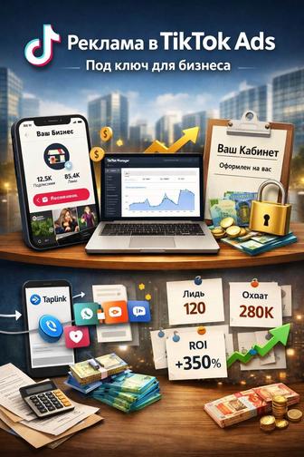 Таргетолог TikTok Ads Реклама под ключ для бизнеса
