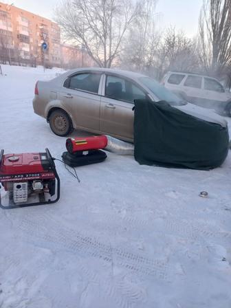 Отогрев авто, прикурить , снятие свечей