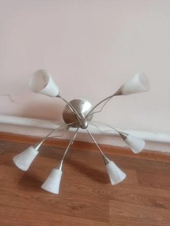 Люстра потолочная, 6 рожков