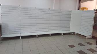 Стеллажи торговые с экспопанелью