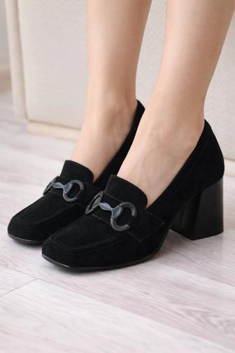 Замшевые туфли