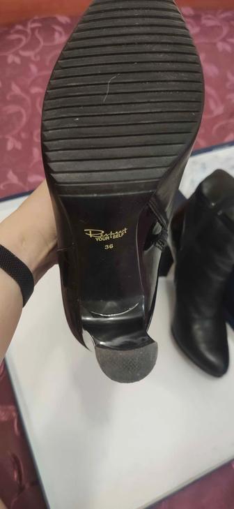 Сапоги черные