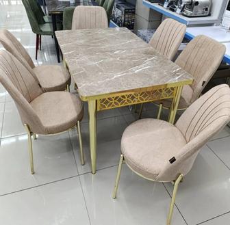 Стол стулья 6 шт