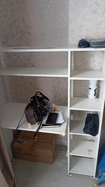 Шкаф с полками для уроков иид белый