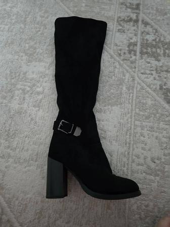 Зимние сапоги. Обувь. Длинные сапоги. Натуралка