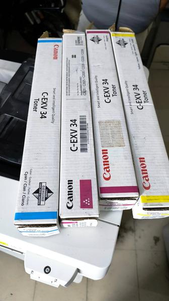 Тоннер картридж canon c-exv 34 новый оргинал тонер сатылады