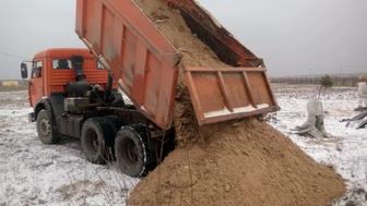 Гравий песок отсев глина грунт щебень шлак