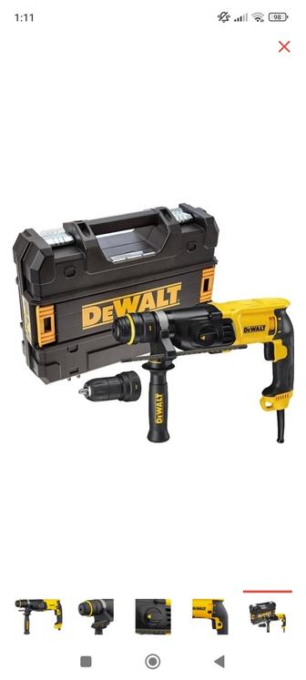 Продам сетевой перфоратор Dewalt. В кейсе. Абсолютно новый.