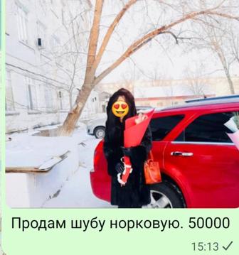 Шуба норковая