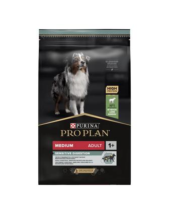 Сухой корм Pro Plan Medium Adult Sensitive Digestion 14 кг(взр., ср. р-р)