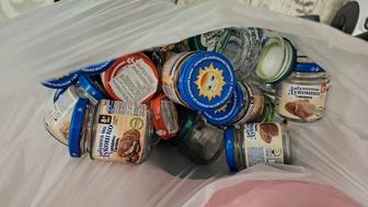 Отдам пустые баночки 100г