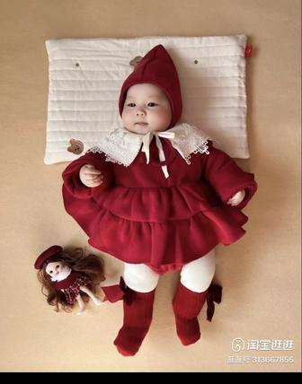 Новый новогодний костюм на девочку от 1-3 месяцев