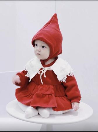 Новый новогодний костюм на девочку от 0- 4месяцев