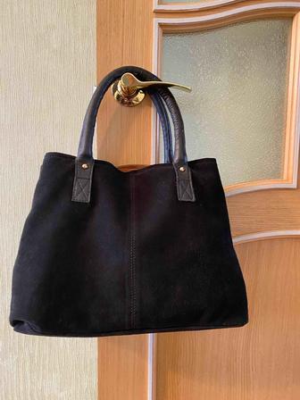 Сумка замшевая