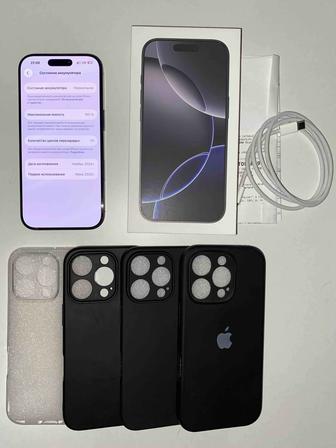 iPhone 16 Pro 256GB Black Titanium (состояние как новый)
