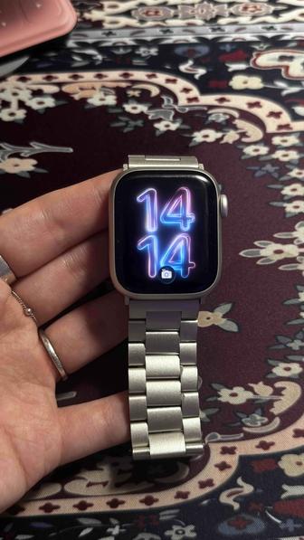 Apple Watch  9 (GPS), 41 мм, в цвете Starlight