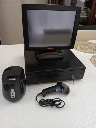 Пос терминал , Моноблок с периферией