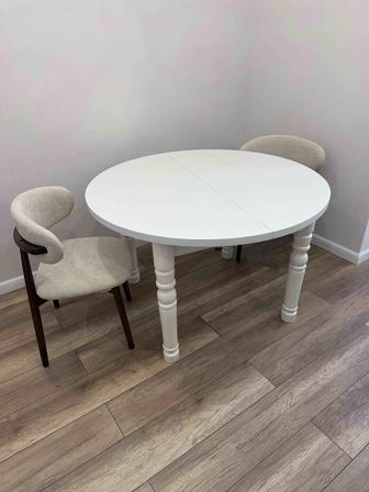 Продам стол, деревянный, круглый, раздвижной