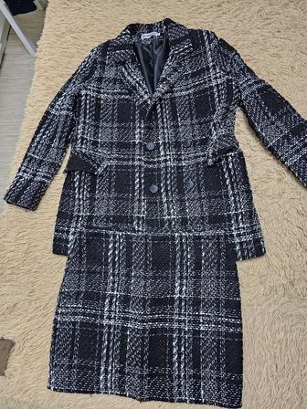 Твидовая двойка ( пиджак и юбка)