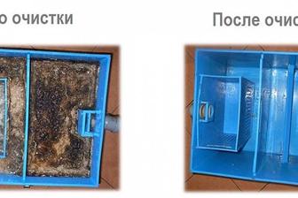 Чистка жироуловителя.