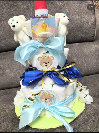 Торт из памперса на выписку