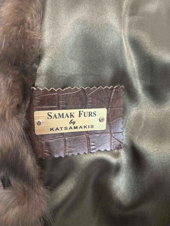 Шуба из баргузинского соболя. Длинная.