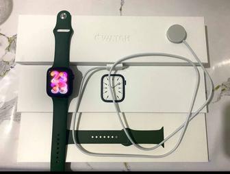 Apple Watch 7 45 мм зеленый