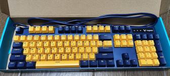 Механическая клавиатура RAPOO V500PRO, мышь RAPOO V16RGB, 19 д.монитор