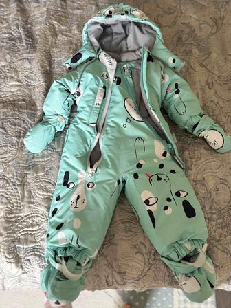 Зимний комбинезон Crockid 68/74