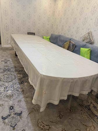 Продуваю кровать и стол