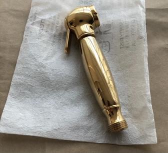 Италия Fiore оригинал Лейка, гигиенический душ - лейка латунь золото