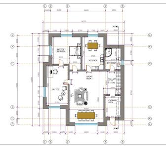 Автокад, AutoCAD, чертежи, обмерный план Dwg