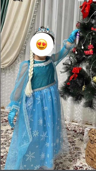 Платья Эльзы для девочек (комплект)