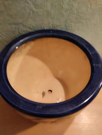 Керамический цветочный горшок