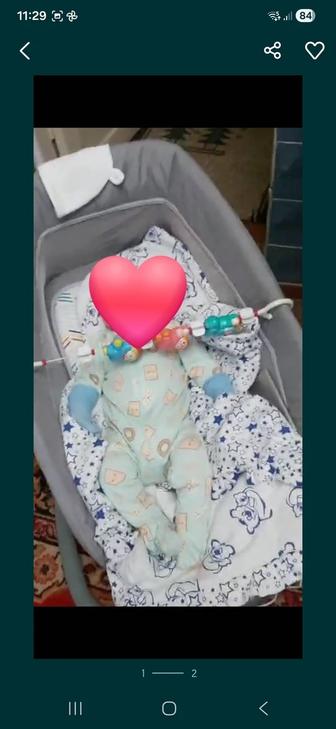 Шезлонг качалка для детей