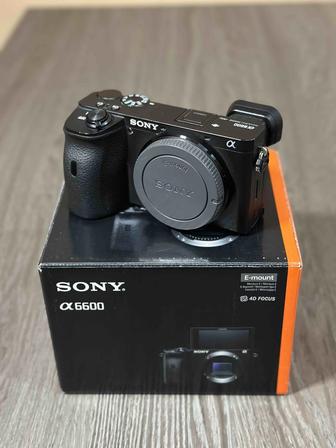 Фотоаппарат Sony Alpha A6600 Body рус меню