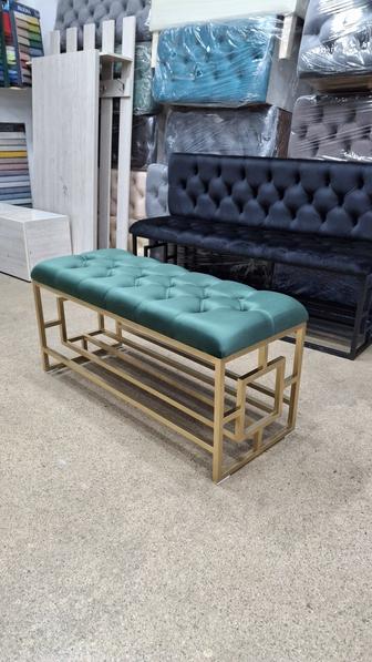 Банкетка лофт. Банкетка пуфик. Прихожка. Пуф. Обувница пуфик.