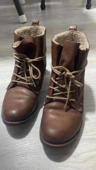 Демисезон женская обувь кожа натуральная