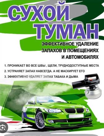 Сухой туман для автомобилей!