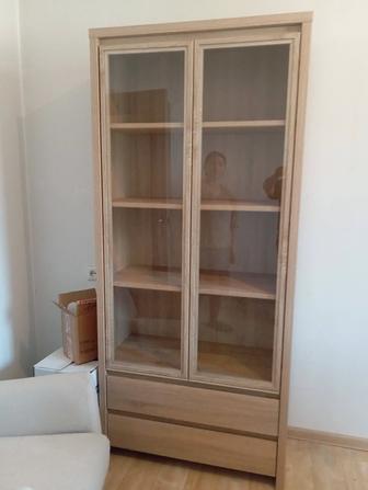 Шкаф витрина евромебель бу