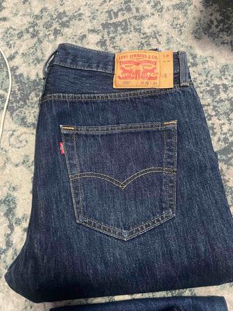 Джинсы прямые Levis синий, W36L34