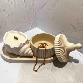 Арома свечи, декор из гипса для дома