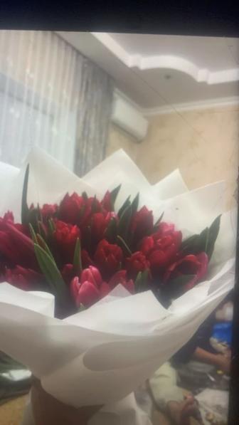 Продается тюльпаныв г.Актобе. Оформление и доставка есть