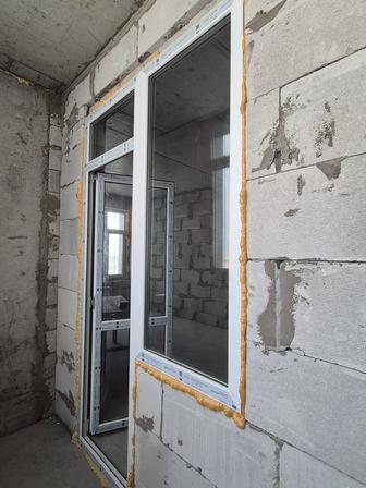 Пластиковое окно- дверь