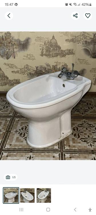 Продаю биде в хорошем состоянии, пользовались аккуратно. Все целое