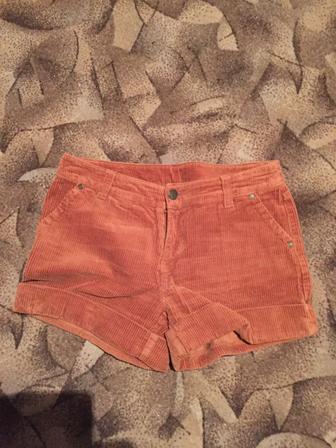 Шорты вельвет на зиму