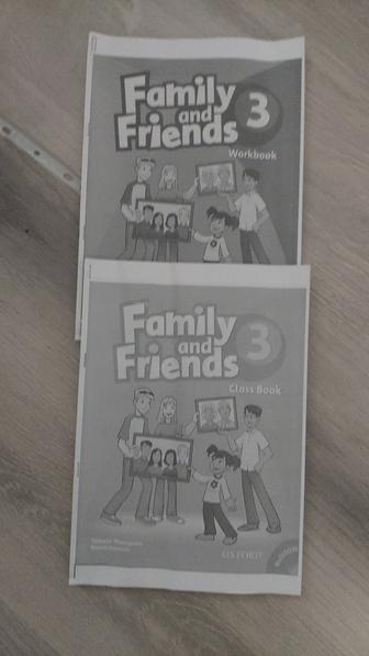 Распечатанные книги Family and Friends для курса английского языка