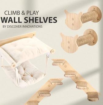 Настенный комплекс для кошек