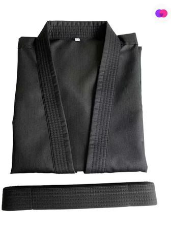 Кимоно черный 120 см